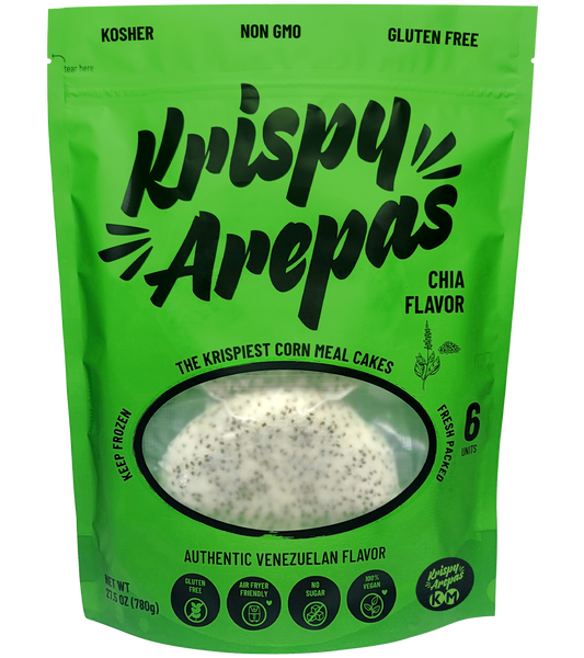 Krispy Arepas Chia Flavor