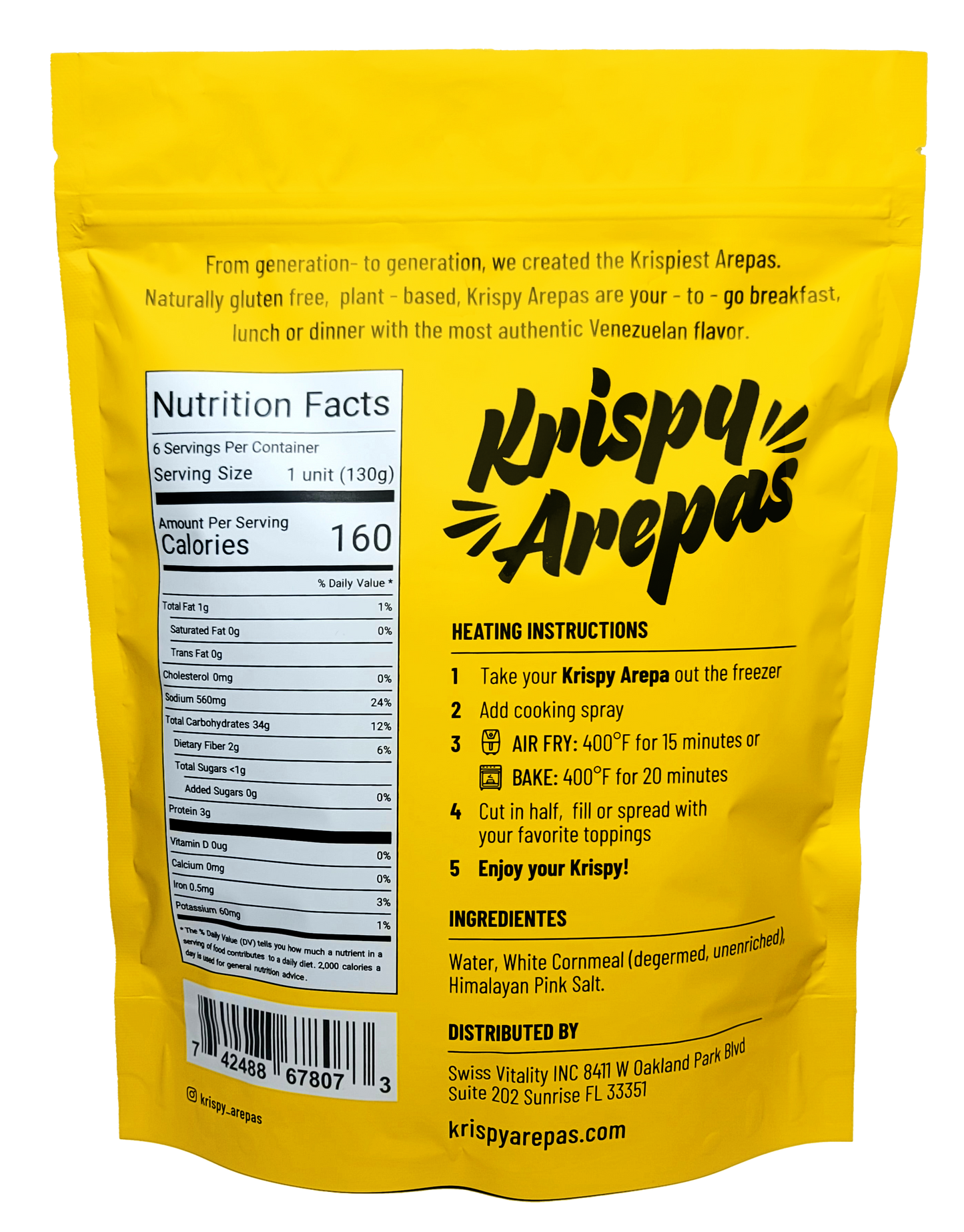 Krispy Arepas Original Flavor